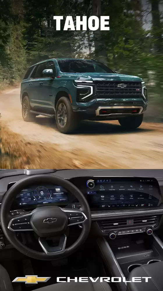 Catálogo Chevrolet | Tahoe cl ft 2026 | 2026-01-14T00:00:00.000Z - 2026-01-28T00:00:00.000Z
