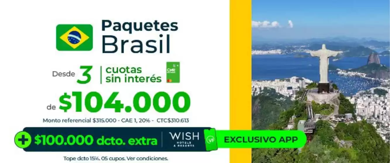 Catálogo Viajes Falabella en Providencia | Oferta exclusivos! | 2026-01-15T00:00:00.000Z - 2026-01-30T00:00:00.000Z