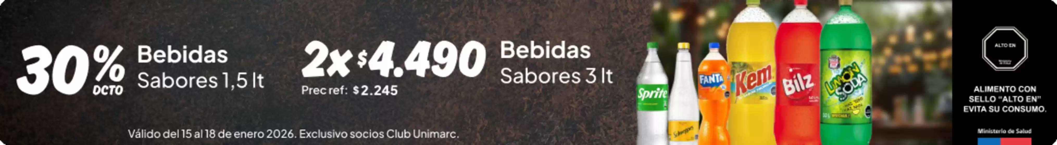 Catálogo Unimarc en Los Ángeles | Excelente oferta para todos los clientes | 2026-01-15T00:00:00.000Z - 2026-01-18T00:00:00.000Z