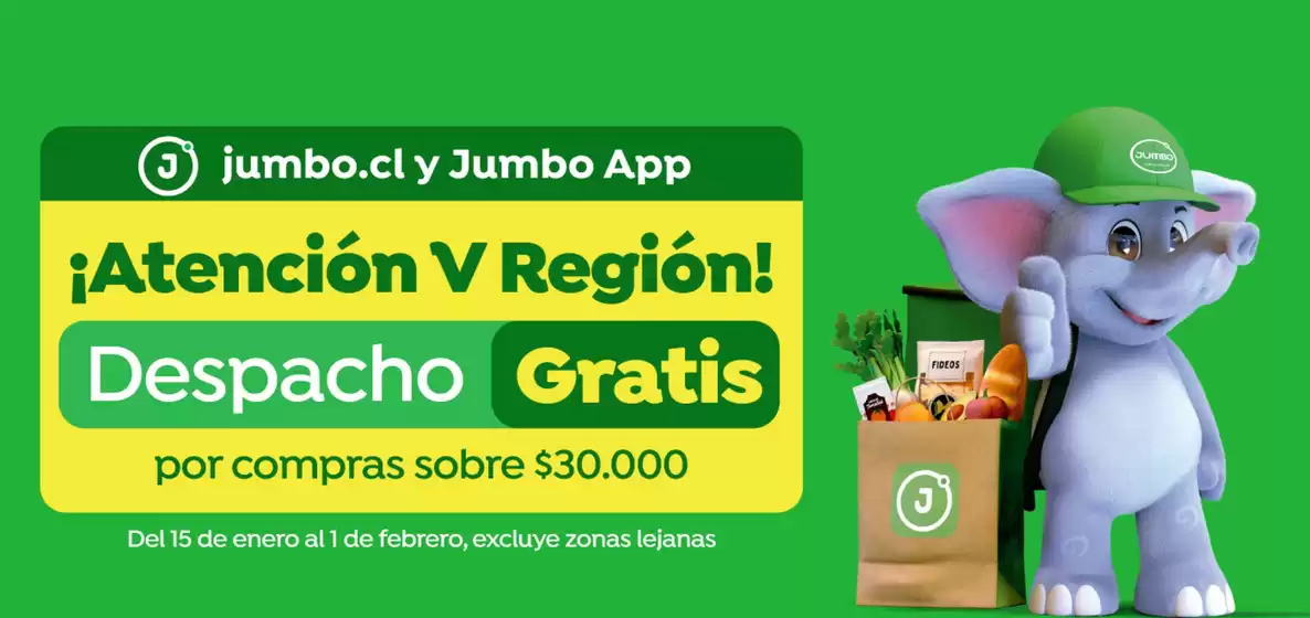 Catálogo Jumbo en Viña del Mar | Ofertas principales para todos los cazadores de gangas | 2026-01-15T00:00:00.000Z - 2026-02-01T00:00:00.000Z