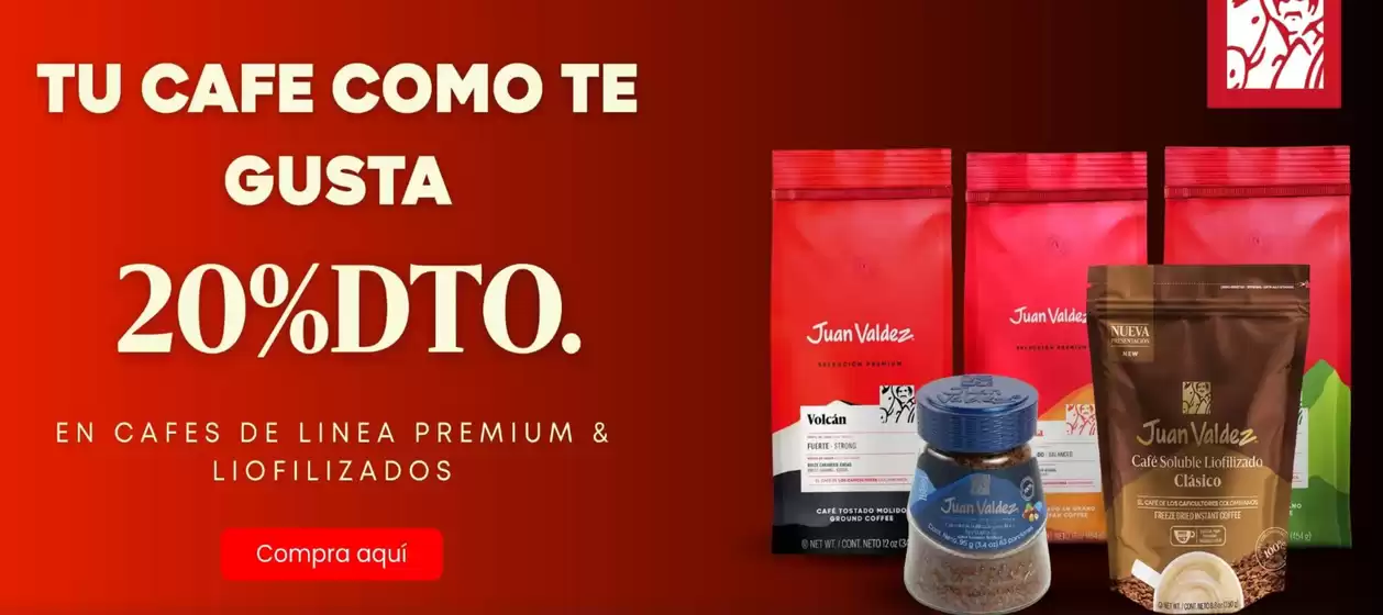 Catálogo Juan Valdez Café en Quilicura | Tu cafe como te gusta 20% dto. | 2026-01-28T00:00:00.000Z - 2026-02-01T00:00:00.000Z