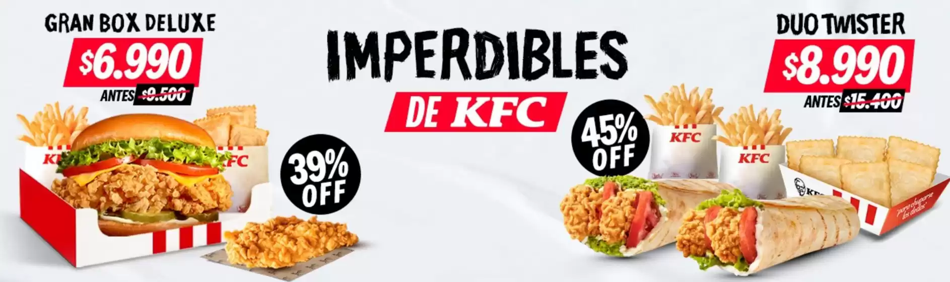 Catálogo KFC en Calama | Imperdibles de KFC! | 2026-01-30T00:00:00.000Z - 2026-02-22T00:00:00.000Z
