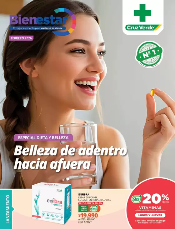 Catálogo Cruz Verde en La Reina | Revista Digital Bienestar Febrero 2026 | 2026-02-01T00:00:00.000Z - 2026-02-28T00:00:00.000Z