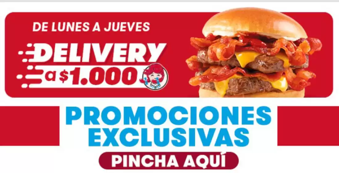 Catálogo Wendy's en Ovalle | Oferta promocional! | 2026-02-03T00:00:00.000Z - 2026-02-18T00:00:00.000Z