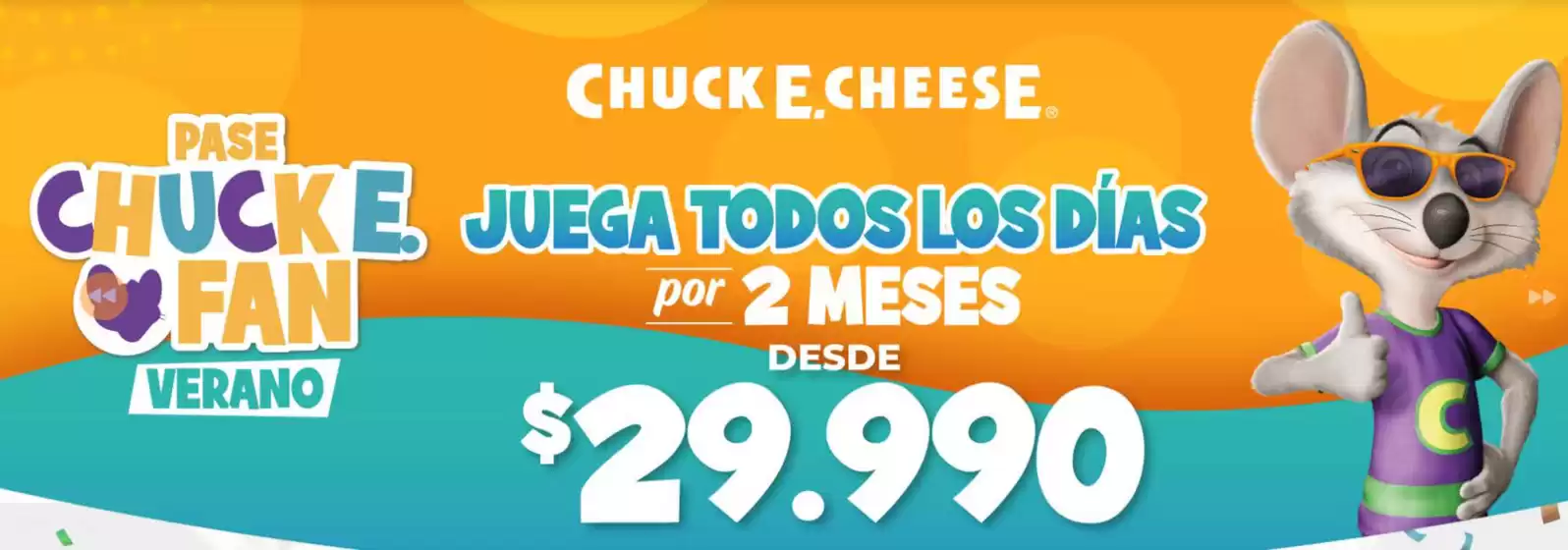 Catálogo Chuck E. Cheese´s en Ovalle | Oferta exclusivos! | 2026-02-03T00:00:00.000Z - 2026-02-20T00:00:00.000Z