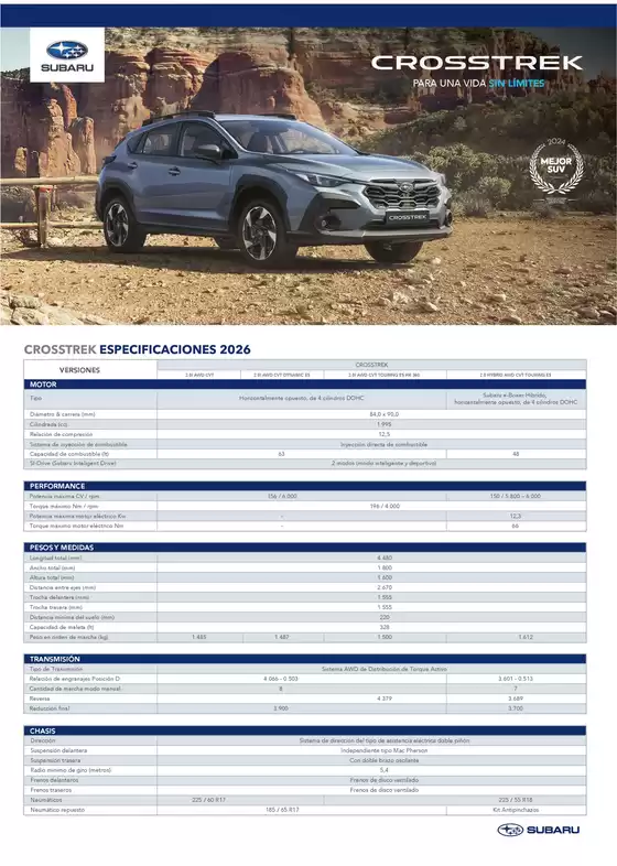 Catálogo Subaru en Machalí | Spec crosstrek 2026 a4 1812 compressed | 2026-01-01T00:00:00.000Z - 2026-12-31T00:00:00.000Z