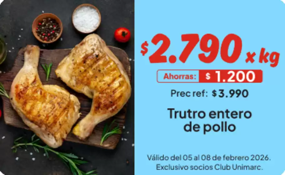 Catálogo Unimarc en San Bernardo | Ofertas Unimarc | 2026-02-05T00:00:00.000Z - 2026-02-08T00:00:00.000Z
