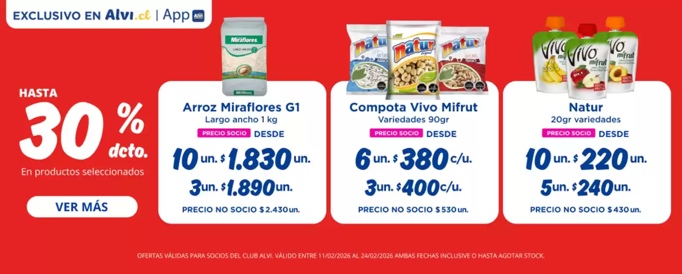 Catálogo Alvi en La Cisterna | Gangas exclusivas | 2026-02-11T00:00:00.000Z - 2026-02-24T00:00:00.000Z