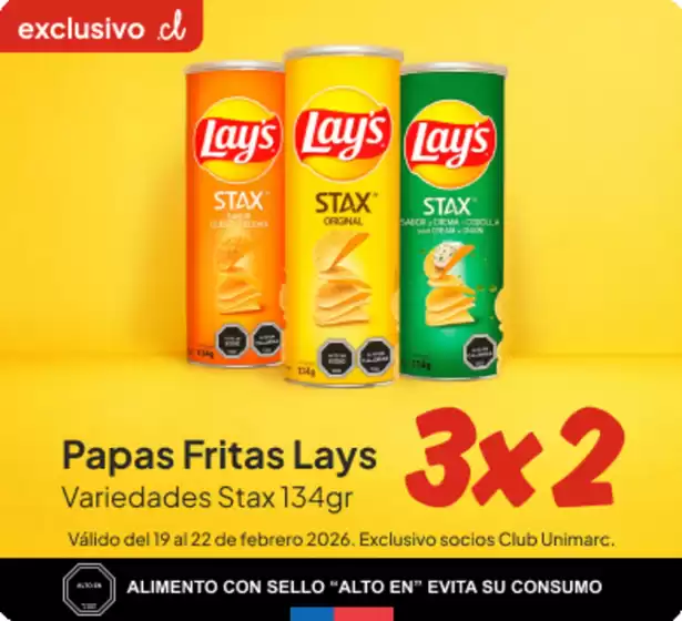 Catálogo Unimarc en Rancagua | Gangas y ofertas actuales | 2026-02-19T00:00:00.000Z - 2026-02-22T00:00:00.000Z