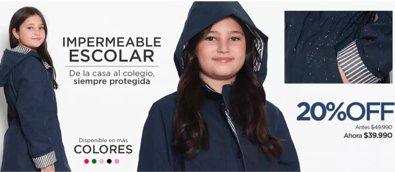 Catálogo Wados en Maipú | Impermeable escolar! 20% Off. | 2026-03-02T00:00:00.000Z - 2026-03-04T00:00:00.000Z