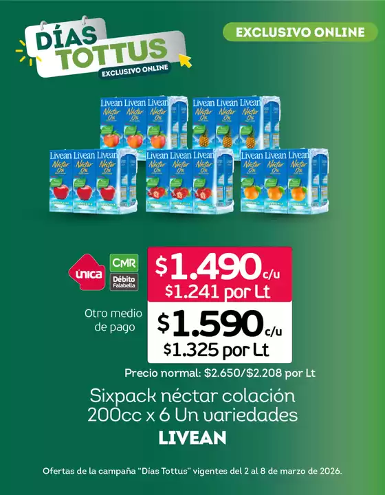 Catálogo Tottus en Angol | Ofertas especiales atractivas para todos | 2026-03-02T00:00:00.000Z - 2026-03-08T00:00:00.000Z