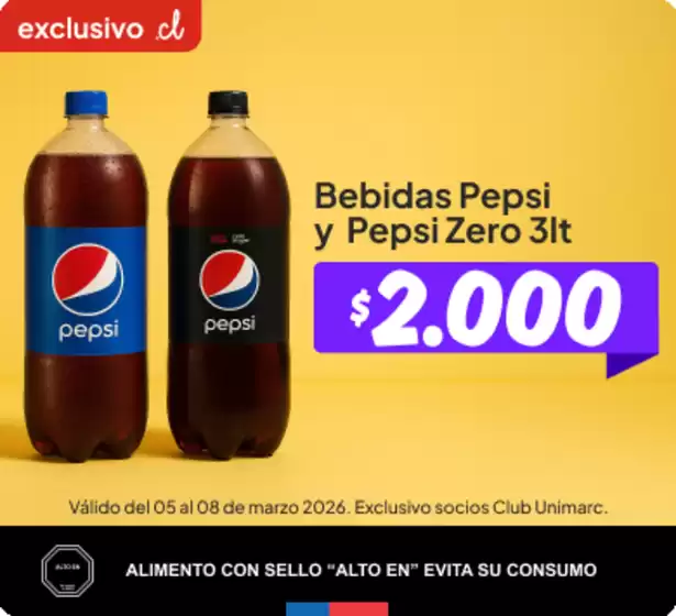 Catálogo Unimarc en Lo Barnechea | Ofertas especiales atractivas para todos | 2026-03-05T00:00:00.000Z - 2026-03-08T00:00:00.000Z