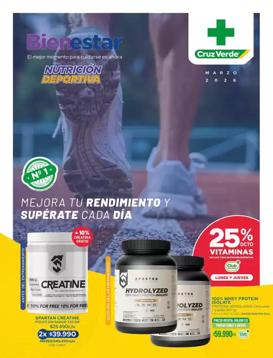 Catálogo Cruz Verde en Arica | Revista Digital NutricioC38C n Deportiva Marzo 2026 | 2026-03-01T00:00:00.000Z - 2026-03-31T00:00:00.000Z