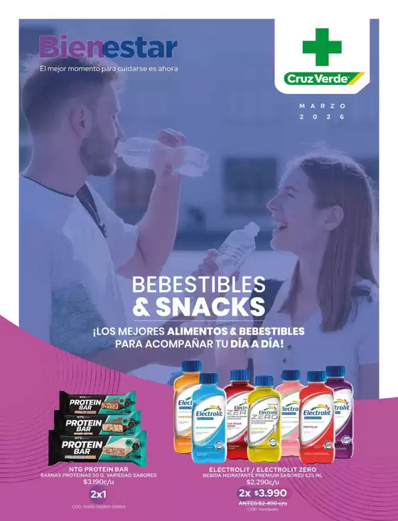 Catálogo Cruz Verde en Arica | Revista Digital Bebestibles y Snacks Marzo 2026 | 2026-03-01T00:00:00.000Z - 2026-03-31T00:00:00.000Z