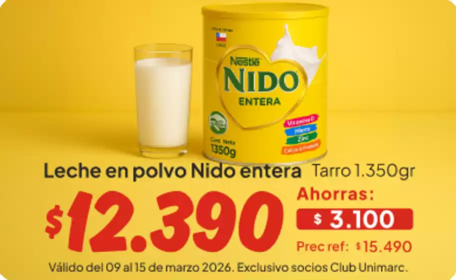 Catálogo Unimarc en Antofagasta | Ofertas y gangas exclusivas | 2026-03-09T00:00:00.000Z - 2026-03-15T00:00:00.000Z