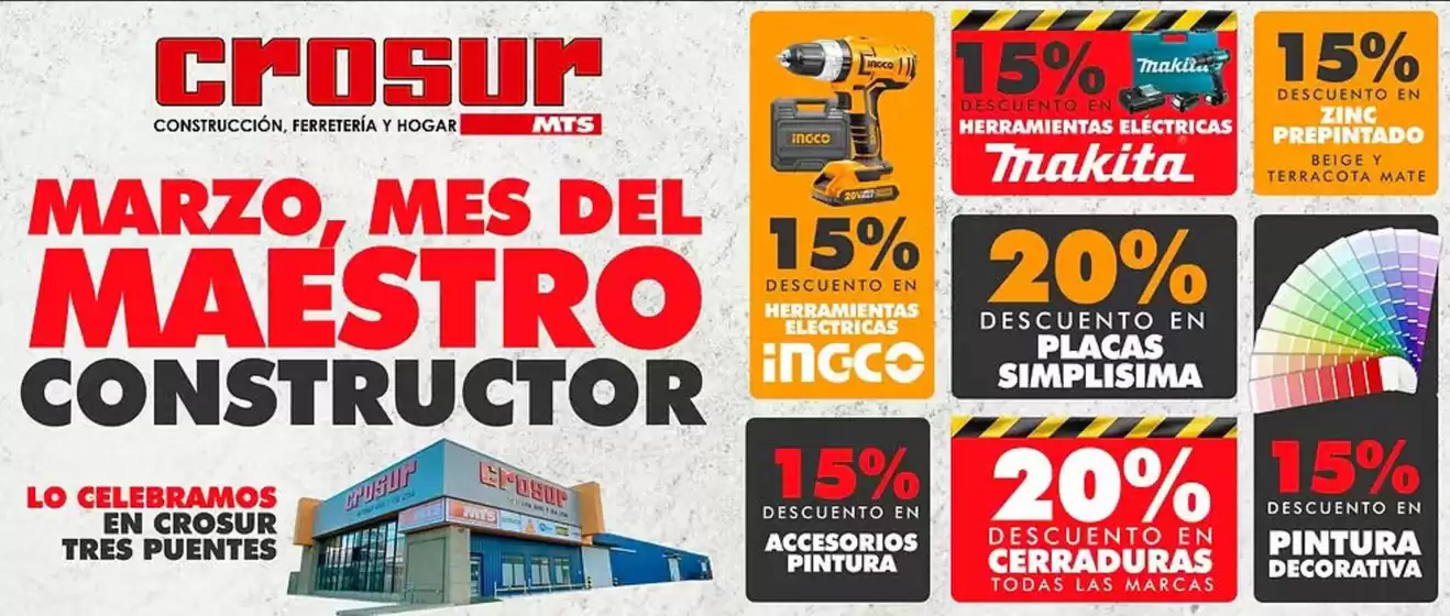 Catálogo Crosur en Colina | 15-20% descuento! | 2026-03-10T00:00:00.000Z - 2026-03-14T00:00:00.000Z