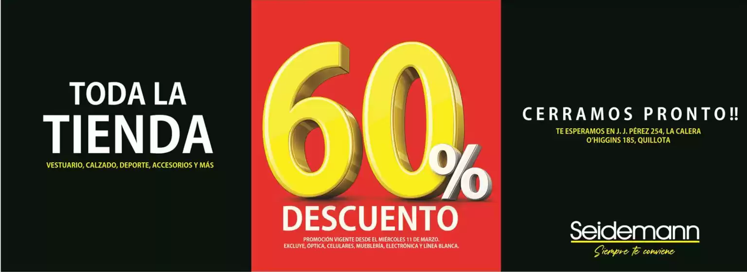 Catálogo Seidemann en Antofagasta | Hasta 60% descuento. | 2026-03-12T00:00:00.000Z - 2026-03-26T00:00:00.000Z