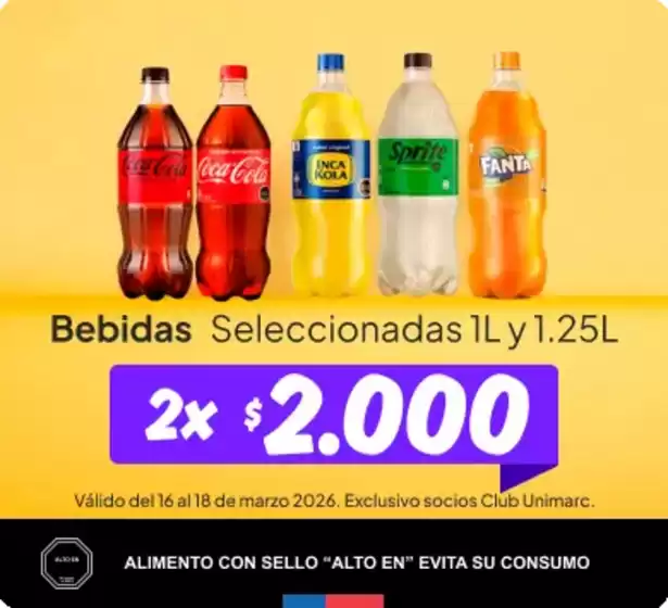 Catálogo Unimarc en La Florida | Ofertas principales para ahorradores | 2026-03-16T00:00:00.000Z - 2026-03-18T00:00:00.000Z