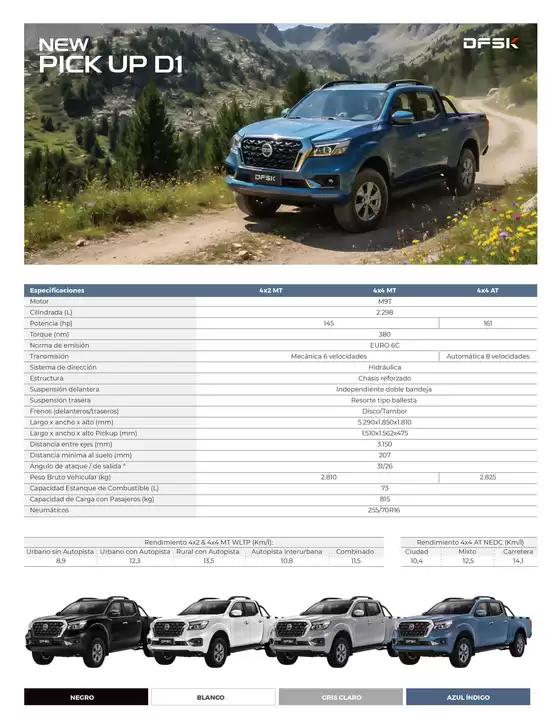 Catálogo Derco en Talca (Maule) | DFSK New PICK UP D1 | 2026-03-16T00:00:00.000Z - 2026-03-30T00:00:00.000Z