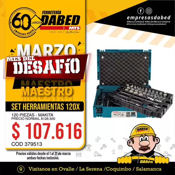 Catálogo Dabed en Loncoche | Nuestras mejores ofertas para ti | 2026-03-01T00:00:00.000Z - 2026-03-31T00:00:00.000Z