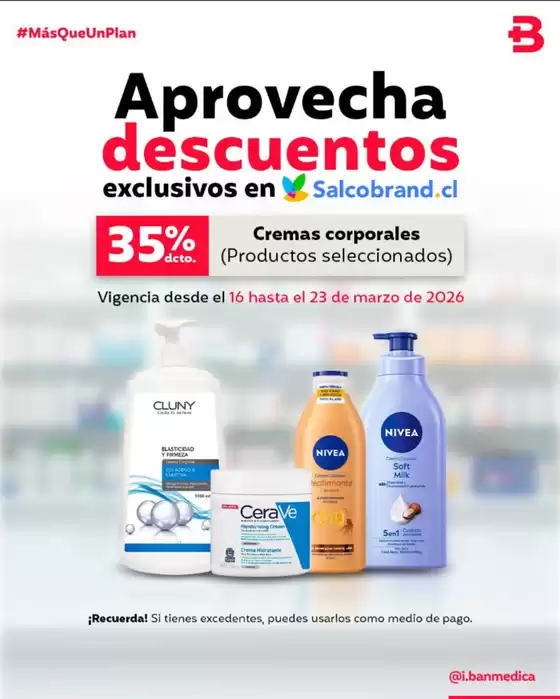 Catálogo Banmédica en Puente Alto | Aprovecha descuentos exclusivos! 30-50% dcto. | 2026-03-18T00:00:00.000Z - 2026-03-23T00:00:00.000Z