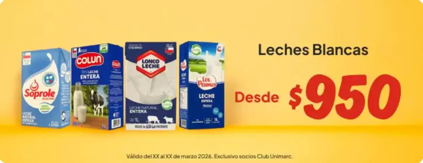 Catálogo Unimarc en Los Andes | Ofertas principales para todos los cazadores de gangas | 2026-03-01T00:00:00.000Z - 2026-03-31T00:00:00.000Z