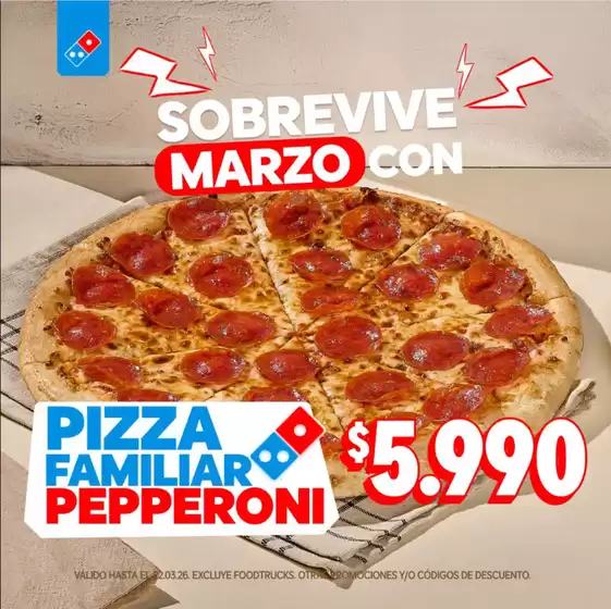 Catálogo Domino's Pizza en Puente Alto | Oferta exclusivos! | 2026-03-19T00:00:00.000Z - 2026-03-22T00:00:00.000Z