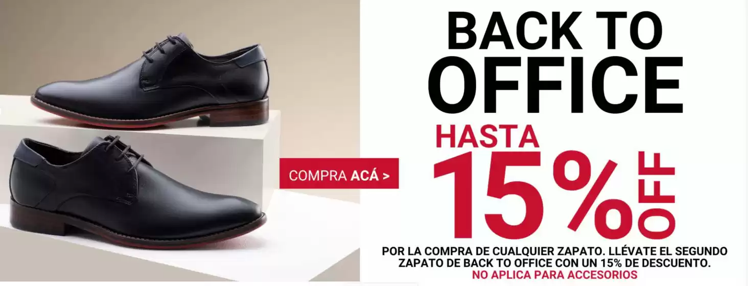 Catálogo Ferracini en Maipú | Back to office! Hasta 15% Off. | 2026-03-24T00:00:00.000Z - 2026-04-30T00:00:00.000Z