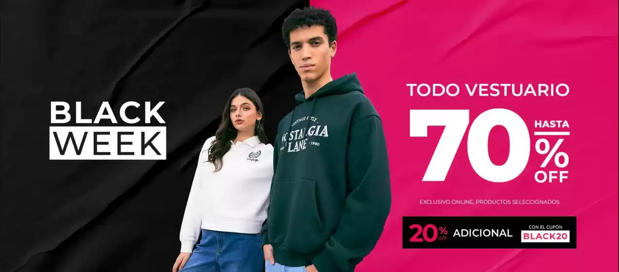 Catálogo Fashion's Park | Black week! 50-70% Off. | 2026-03-24T00:00:00.000Z - 2026-04-06T00:00:00.000Z