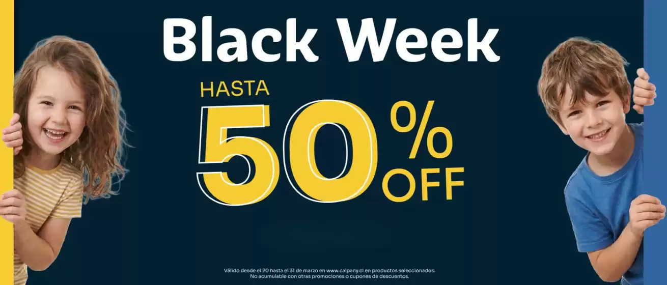 Catálogo Calpany en Santiago | Black week! Hasta 50% Off! | 2026-03-25T00:00:00.000Z - 2026-04-05T00:00:00.000Z