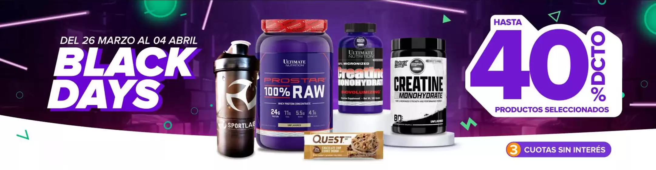 Catálogo All Nutrition en Santa Cruz | Black days! 40-50% dcto. | 2026-03-26T00:00:00.000Z - 2026-04-04T00:00:00.000Z