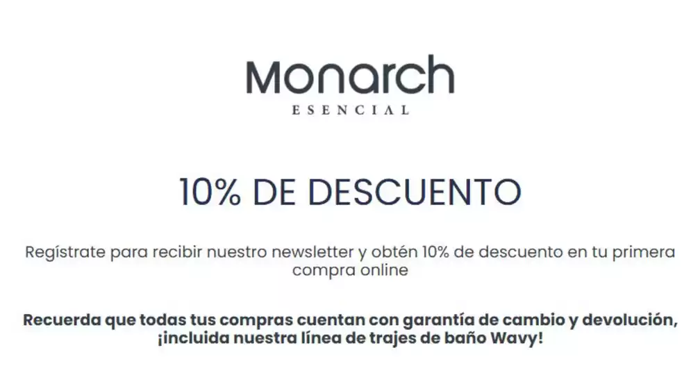 Catálogo Monarch | 10% de descuento! | 2026-03-27T00:00:00.000Z - 2026-06-30T00:00:00.000Z