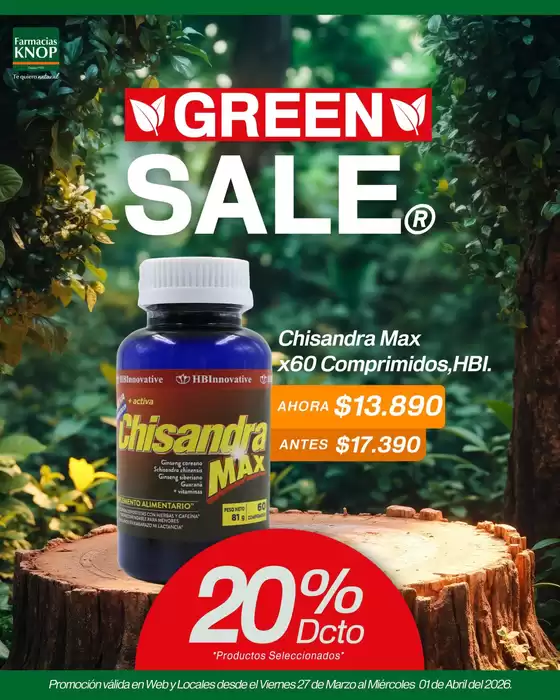 Catálogo Farmacias Knop en Santa Cruz | Ofertas principales para todos los cazadores de gangas | 2026-03-27T00:00:00.000Z - 2026-04-01T00:00:00.000Z