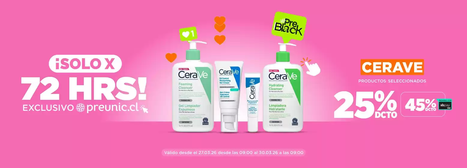 Catálogo PreUnic en Cauquenes | Ofertas principales y descuentos | 2026-03-27T00:00:00.000Z - 2026-03-30T00:00:00.000Z