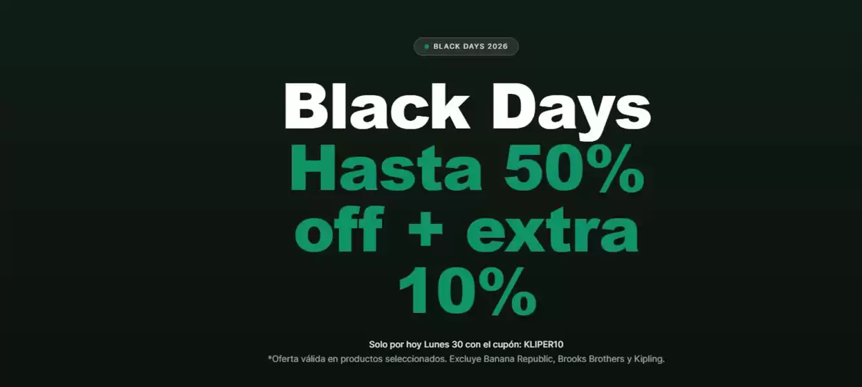 Catálogo Kliper | Hasta 50% Off+ extra 10%! | 2026-03-30T00:00:00.000Z - 2026-04-05T00:00:00.000Z