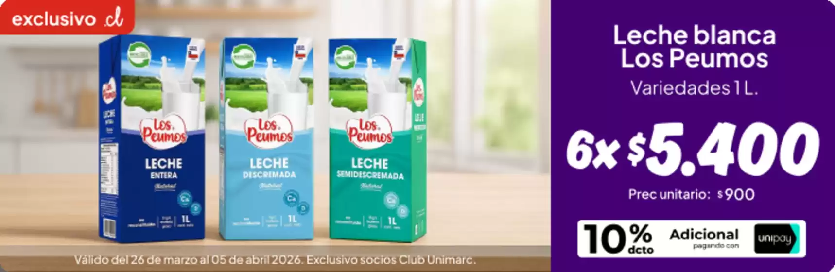 Catálogo Unimarc en Viña del Mar | Ofertas para cazadores de gangas | 2026-03-26T00:00:00.000Z - 2026-04-05T00:00:00.000Z