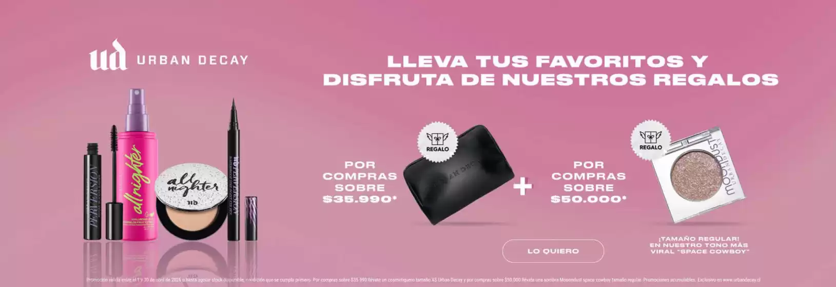 Catálogo Urban Decay en Chillán | Ofertas exclusivos! | 2026-04-02T00:00:00.000Z - 2026-04-30T00:00:00.000Z