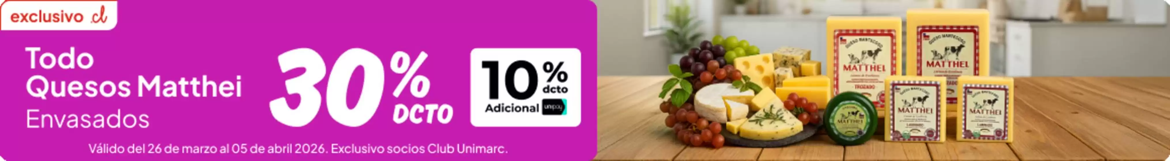 Catálogo Unimarc | Ofertas especiales para ti | 2026-03-26T00:00:00.000Z - 2026-04-05T00:00:00.000Z