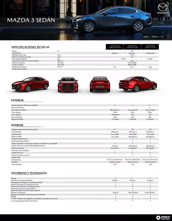 MAZDA 3 SEDÁN!