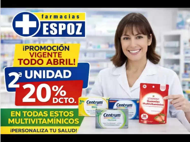 Catálogo Espoz en La Florida | 20% dcto. | 2026-04-07T00:00:00.000Z - 2026-04-30T00:00:00.000Z