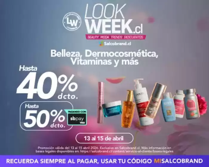 Catálogo Salcobrand en San Bernardo | Ofertas principales para todos los cazadores de gangas | 2026-04-13T00:00:00.000Z - 2026-04-15T00:00:00.000Z