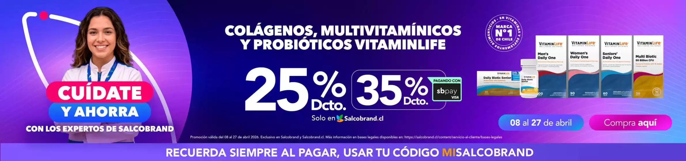 Catálogo Salcobrand | Promociones actuales | 2026-04-08T00:00:00.000Z - 2026-04-27T00:00:00.000Z