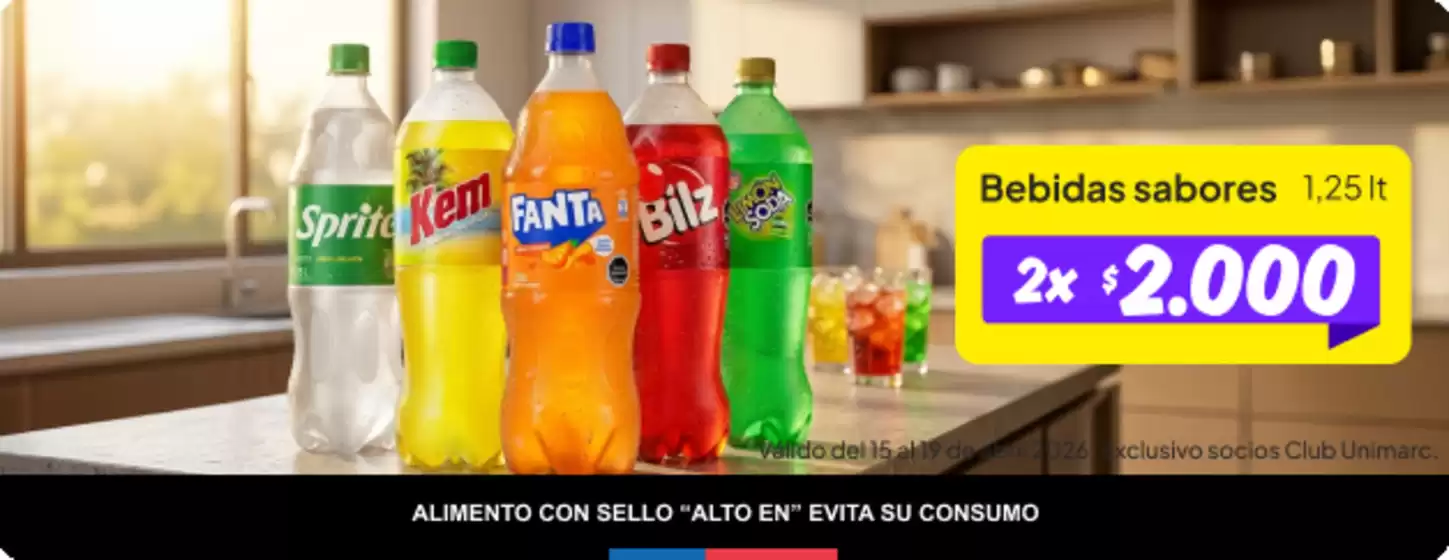 Catálogo Unimarc en Osorno | Excelente oferta para cazadores de gangas | 2026-04-15T00:00:00.000Z - 2026-04-19T00:00:00.000Z