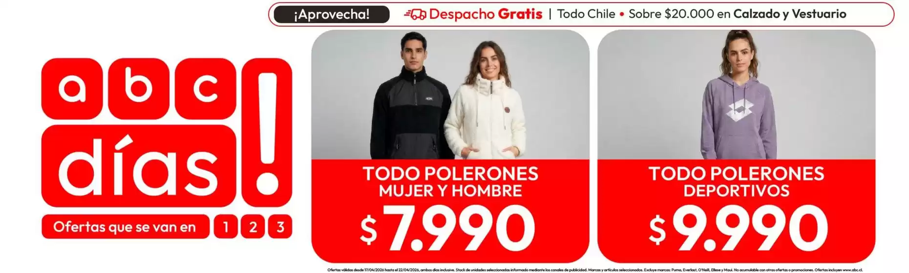 Catálogo abc | Ofertas especiales para ti | 2026-04-17T00:00:00.000Z - 2026-04-22T00:00:00.000Z