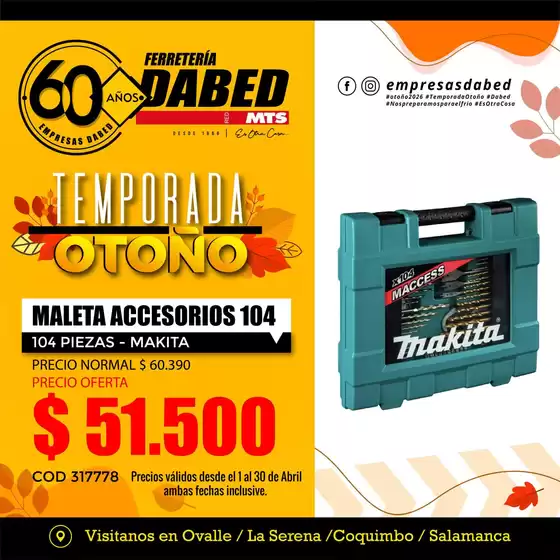 Catálogo Dabed | Nuevas ofertas para descubrir | 2026-04-01T00:00:00.000Z - 2026-04-30T00:00:00.000Z