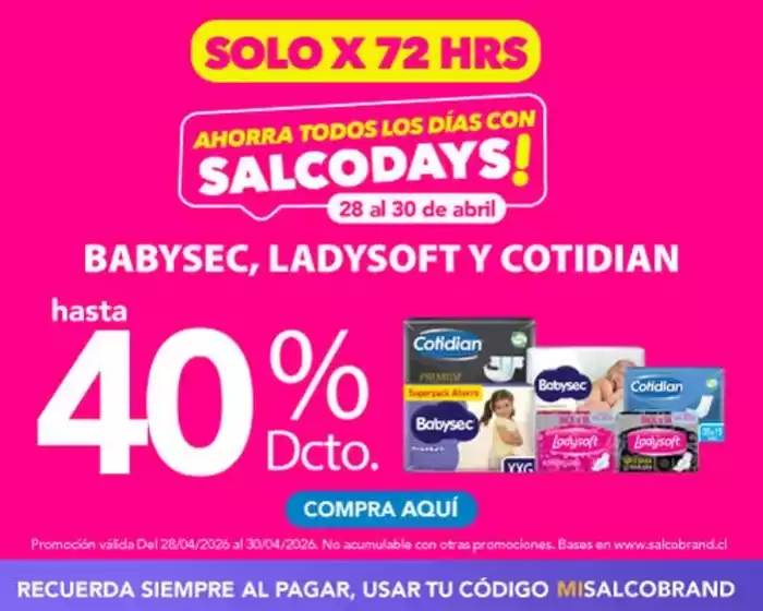 Catálogo Salcobrand en Coquimbo | Gangas exclusivas | 2026-04-28T00:00:00.000Z - 2026-04-30T00:00:00.000Z