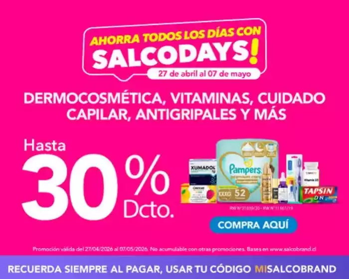 Catálogo Salcobrand | Nuestras mejores ofertas para ti | 2026-04-27T00:00:00.000Z - 2026-05-07T00:00:00.000Z
