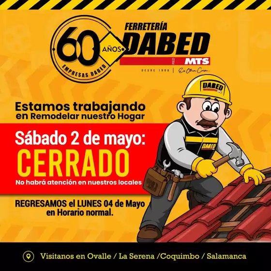 Catálogo Dabed | Excelente oferta para todos los clientes | 2026-05-02T00:00:00.000Z - 2026-05-02T00:00:00.000Z