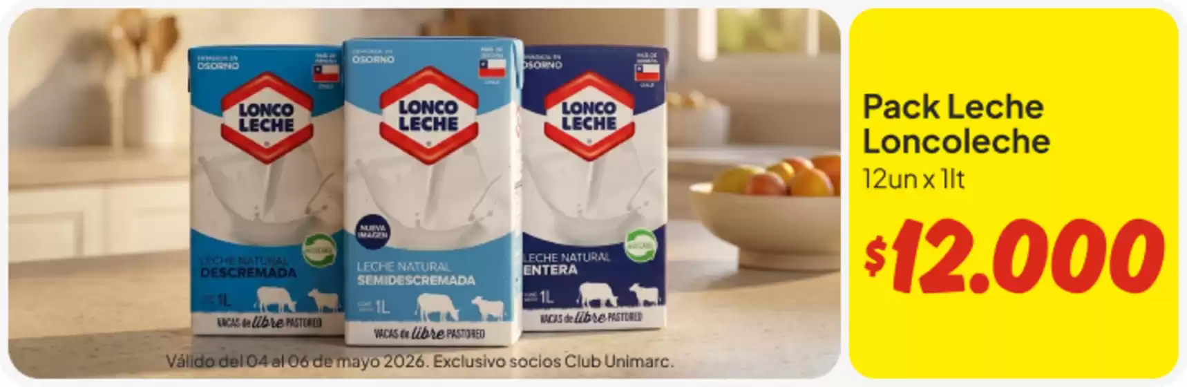 Catálogo Unimarc en Casablanca | Ofertas principales y descuentos | 2026-05-04T00:00:00.000Z - 2026-05-06T00:00:00.000Z