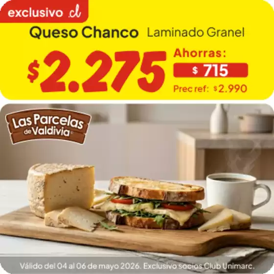 Catálogo Unimarc en Casablanca | Ofertas principales para ahorradores | 2026-05-04T00:00:00.000Z - 2026-05-06T00:00:00.000Z